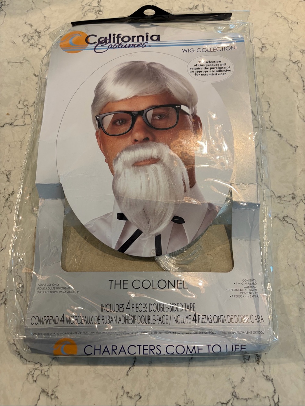 The Colonel wig and beard